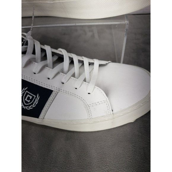 Chaps Hodge Ross Sneakers Shoes Cream White Navy Mens Size 10.5 10 1/2 - Picture 7 of 11